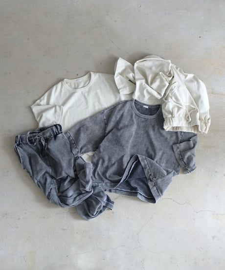 i c h i  241143 Heavy Cotton Relax Pants / 2 COLORS