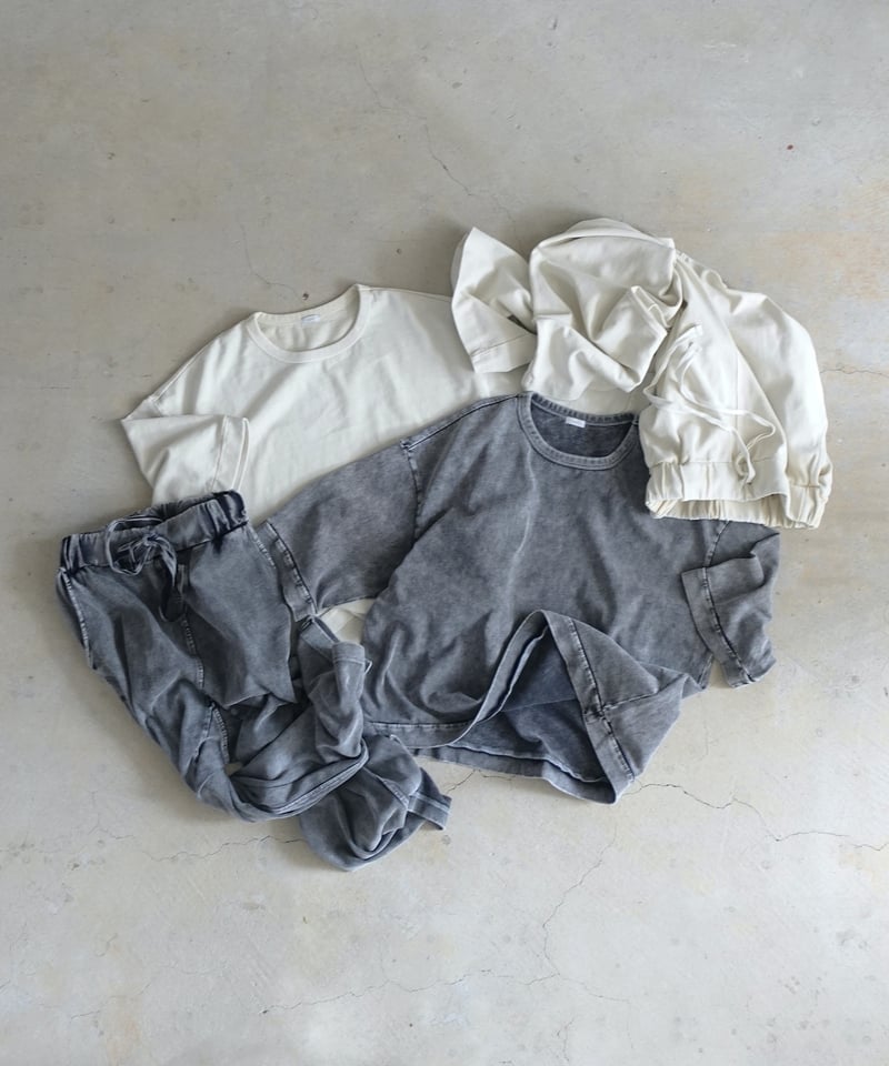 i c h i 241143 Heavy Cotton Relax Pants / 2 CO