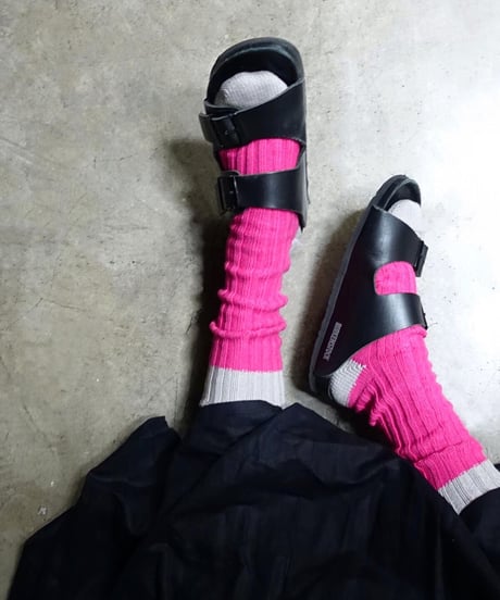 LOITER  L043  Organic Cotton Two Tone Socks / 6 COLORS