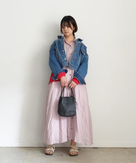 KYUCA  KY0351  Leather Medium Basket / ３COLORS
