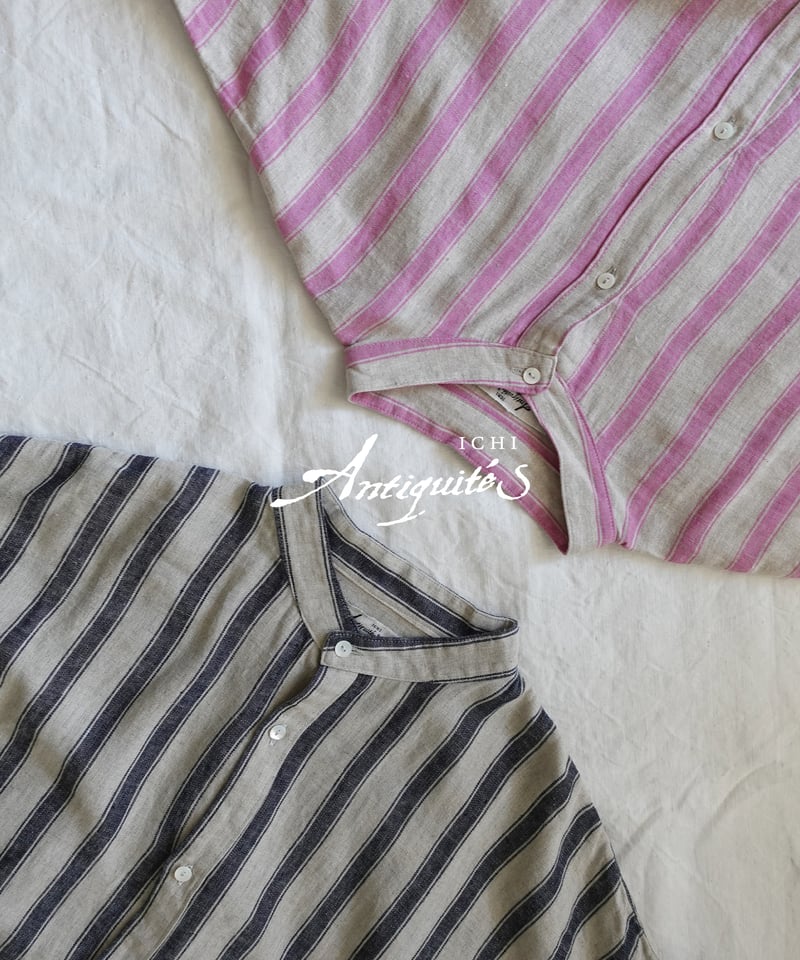ichi Antiquités 1000913 Linen Cotton Stripe Lon