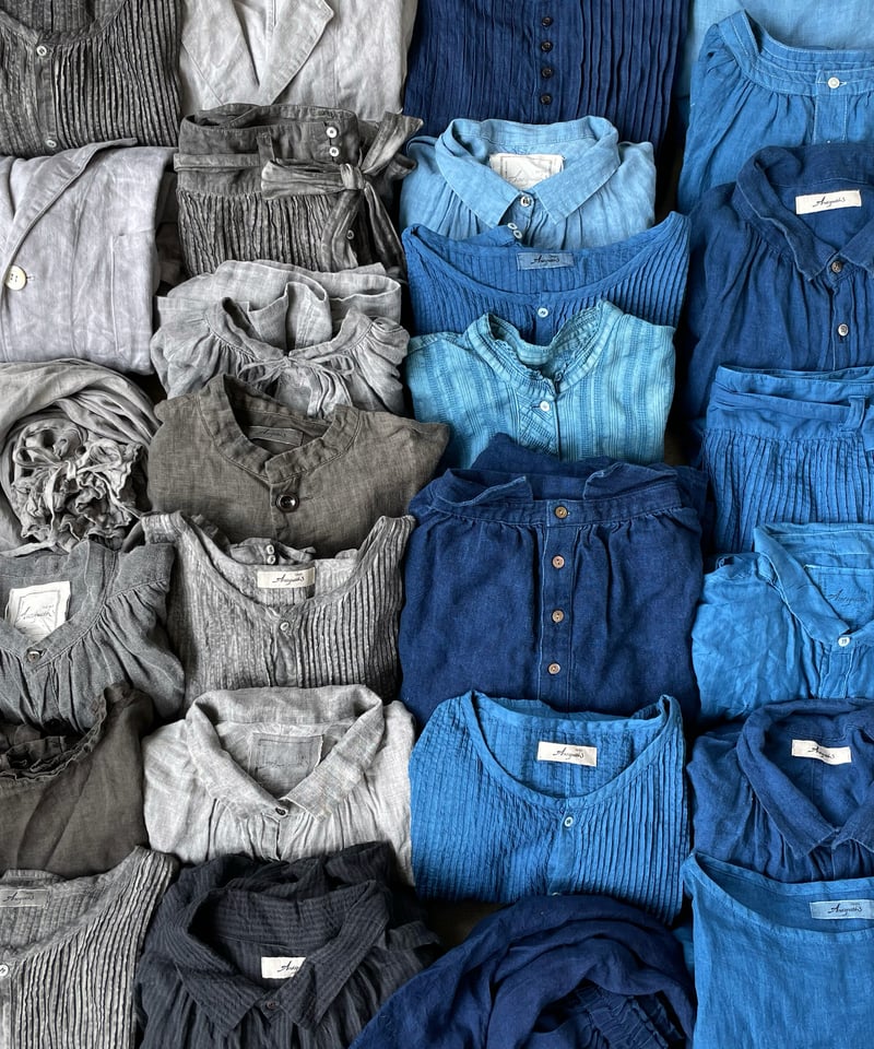 ONLINE LIMITED】ichiAntiquités 1000630 INDIGO L ONLINE LIMITED】ichiAntiquités 1000630 INDIGO L