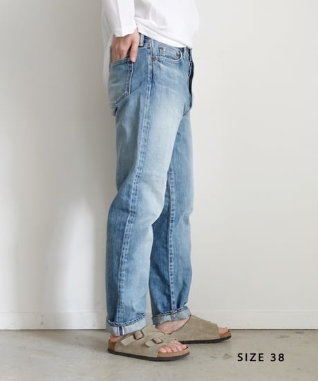 ichiAntiquités  1000339  OKAYAMA Made Selvage Denim Pants / A : VINTAGE WASH・3 size