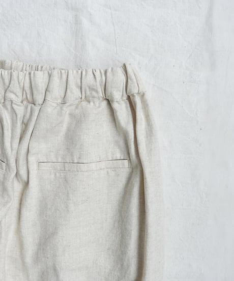 i c h i 251041 Linen Cotton Herringbone Relax Pants / 2 COLORS