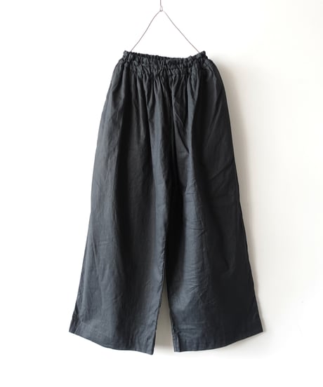 ichiAntiquités 1100603 Linen Cotton Relax Pants / 3 COLORS