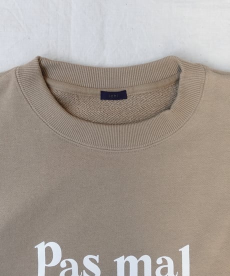i c h i 250754 “Pas mal” Sweat Pullover / 2 COLORS