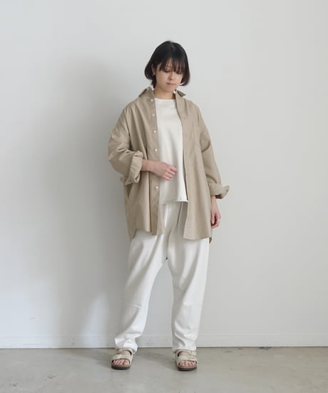 i c h i  241056 Light Heavy Cotton Relax Pants / 2 COLORS