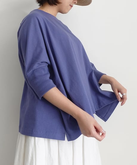 i c h i  241242  Cotton Rib Wide T-Shirt / 4 COLORS