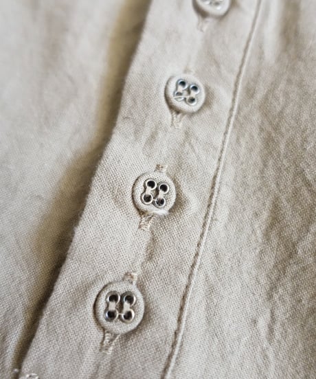 ichi Antiquités 1101105 Cotton Linen Atelier Dress / 2 COLORS
