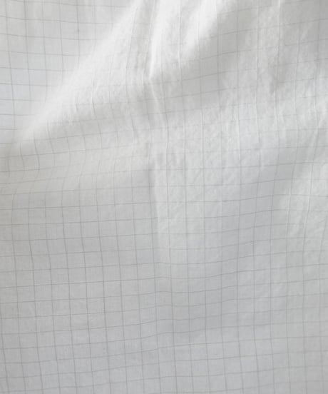 i c h i  251038 Ripstop Cotton Shirt Jacket / A : WHITE