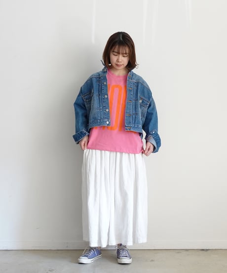 i c h i  241253  "AMORE / MIO!" Pigment Over T Shirt / 3 COLORS