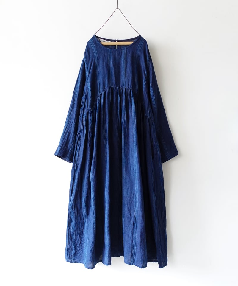 iCHi☆
スノーツリー　ニトリ　180㎝　美品 ichiAntiquités 1000318 INDIGO Linen Dobby Strip
