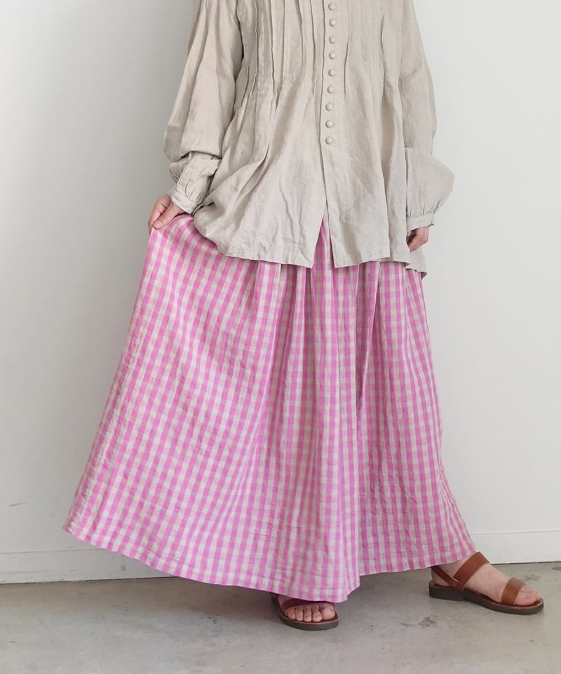 ichiAntiquités 1000907 Linen Cotton Gingham Che