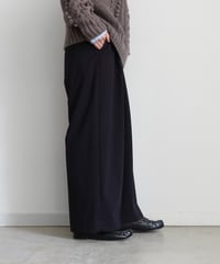 i c h i  250432 Frill Tuck Pants / 2 COLORS