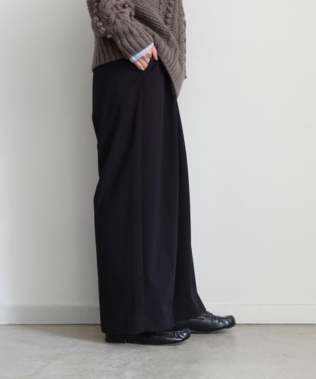 i c h i  250432 Frill Tuck Pants / 2 COLORS
