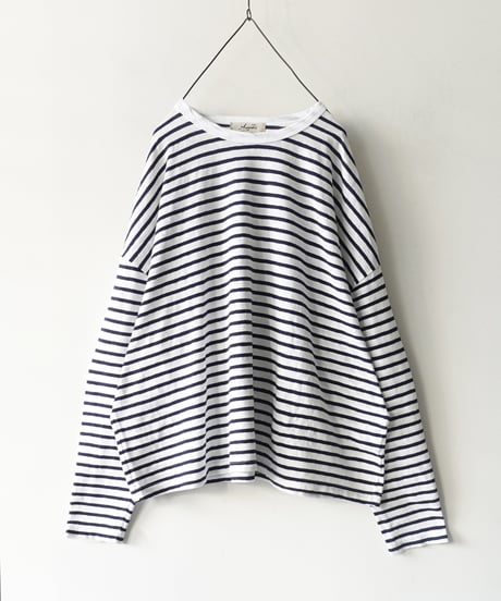 ichiAntiquités 1000963 Long Sleeve Cotton Pullover / 4 COLORS