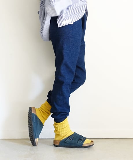 LOITER L019 Linen Color Rib Socks / 3 COLORS : WHITE・YELLOW・RED