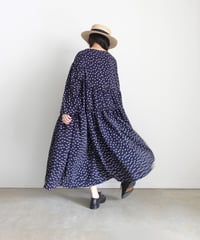 i c h i  251028  DOTS Tiered Dress / 2 COLORS