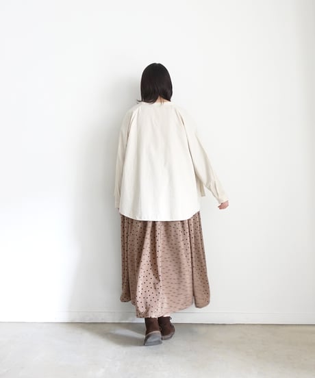 i c h i  251028  DOTS Tiered Dress / 2 COLORS
