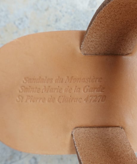 Ateliers Monastiques De La Garde MJ001 : Sandal "Scholastique" / Color NATUREL