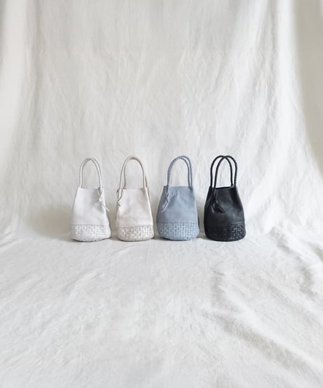 KYUCA  KY0345  Leather Small Basket / 4 COLORS ( size S )