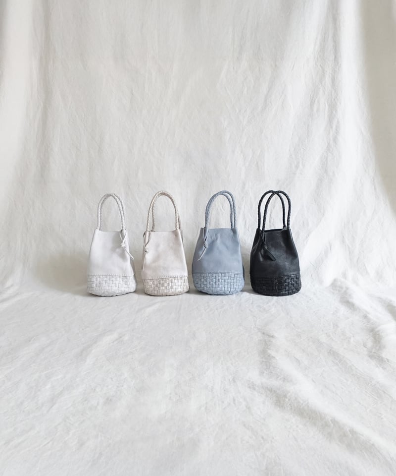 KYUCA KY0345 Leather Small Basket / 4 COLORS