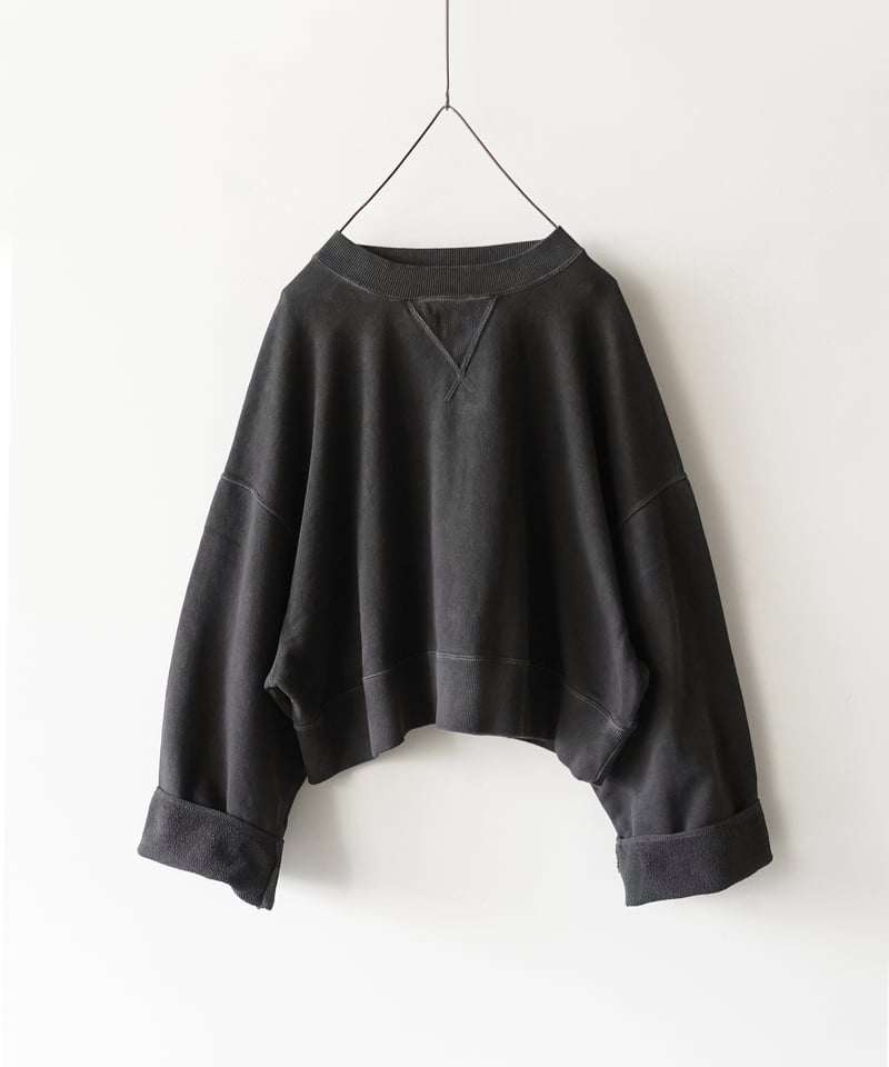 Pigment 240450 i h c i ゆっちー Wash Sweatshirt Short トップス