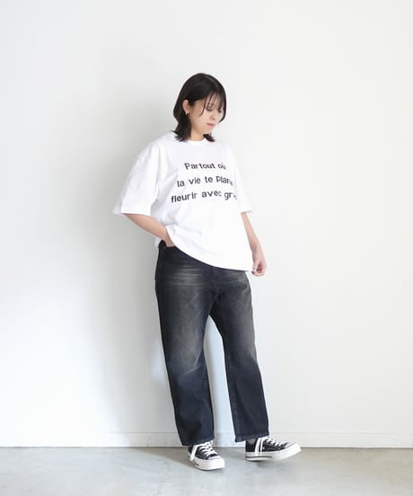 i c h i 251054 Puff Print Logo T Shirt / 4 COLORS