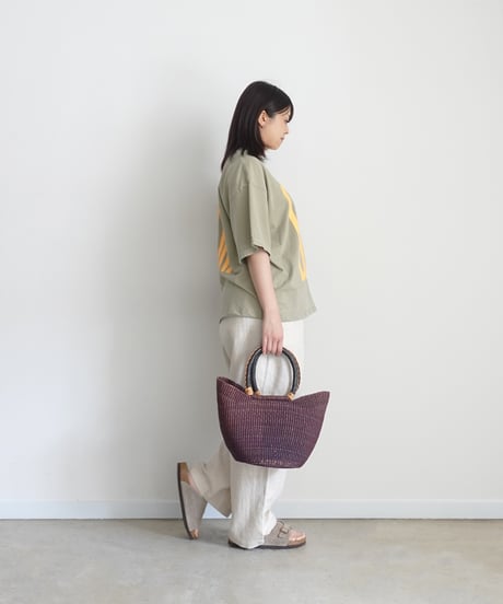 i c h i  260151 "OUI / NON" Pigment Over T Shirt / 4 COLORS