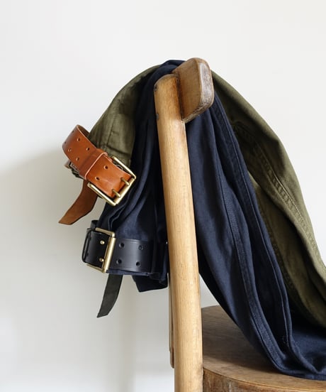 ichiAntiquités 500000 Leather Belt / A : BROWN