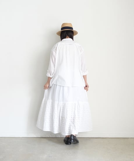 ichiAntiquités  900937  KHADI Cotton Gather Shirt / 2 COLORS