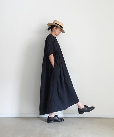 ichi Antiquités 1101105 Cotton Linen Atelier Dress / 2 COLORS