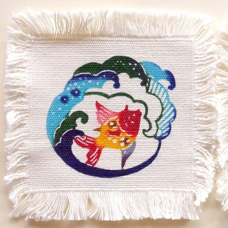 体験用追加コースター【豪華7柄入り】 | 紅型 工房チリントゥ  