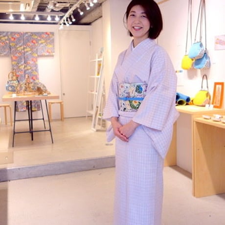 「梅花藻」着物