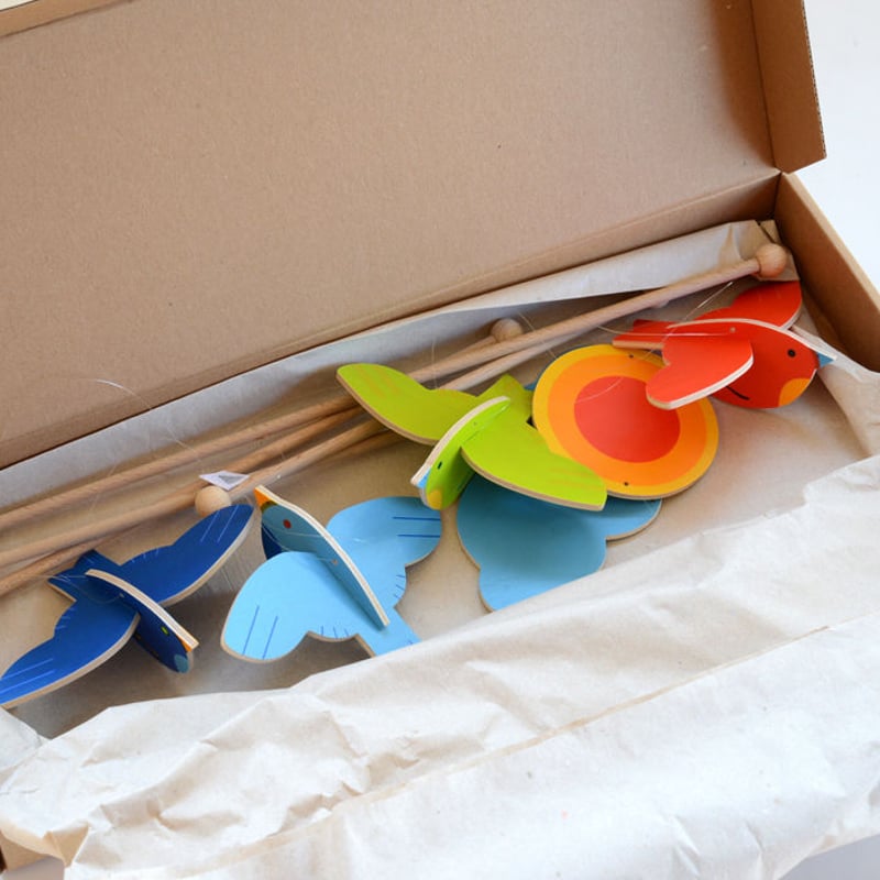 3ヶ月-〉モビール（立体）ことり | TOYS&GIFT MOMO