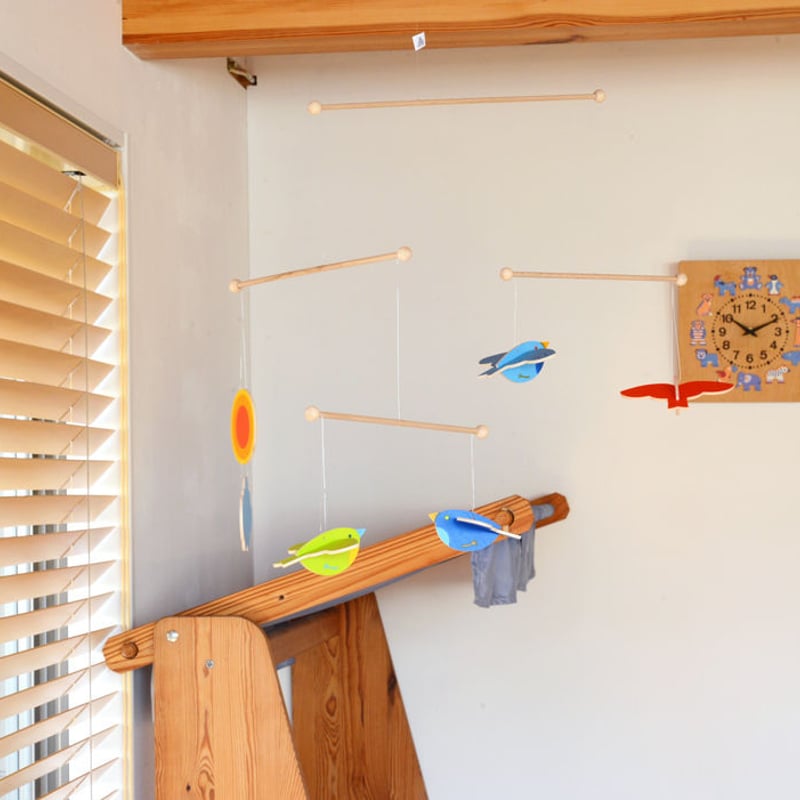 3ヶ月-〉モビール（立体）ことり | TOYS&GIFT MOMO