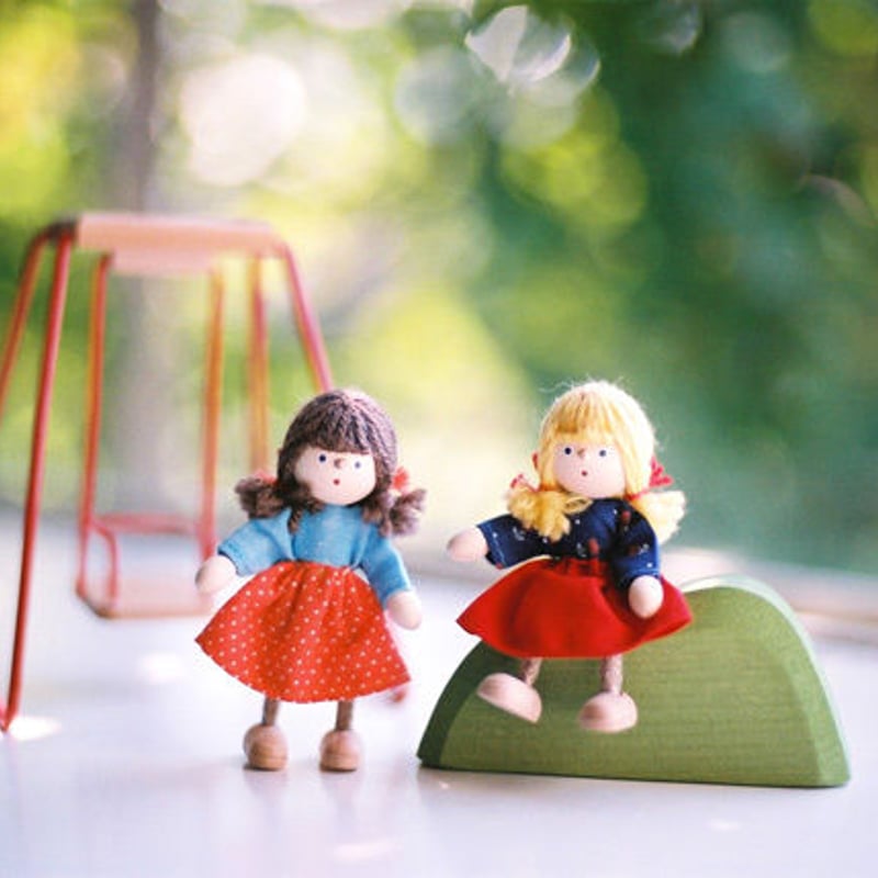 3才-〉【ドールハウス/人形】自在人形 女の子 | TOYS&GIFT MOMO