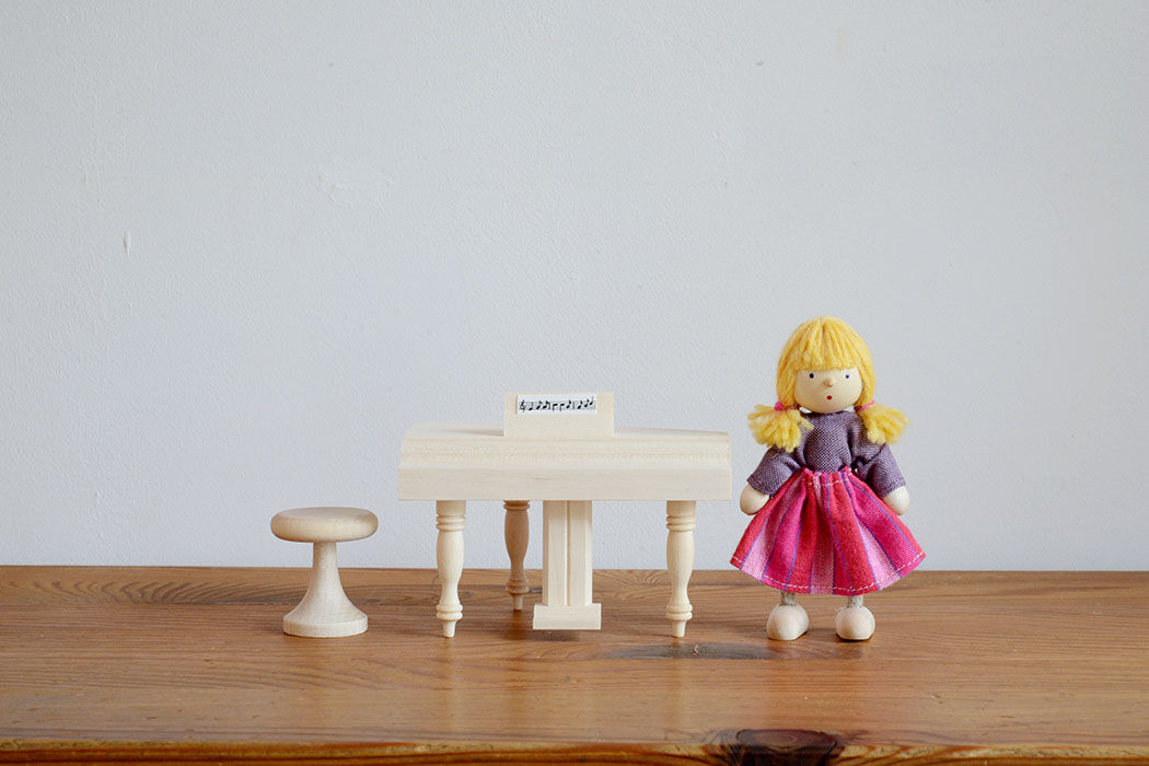 ドールハウス（pianoさま） ドールハウス/家具】〈3才-〉ピアノ(白木) | TOYS&GIFTS MOMO