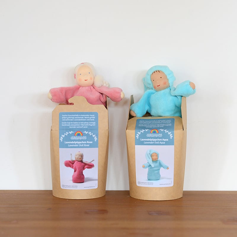 0才-7才〉ラベンダー人形 h12cm 水色 | TOYS&GIFT MOMO