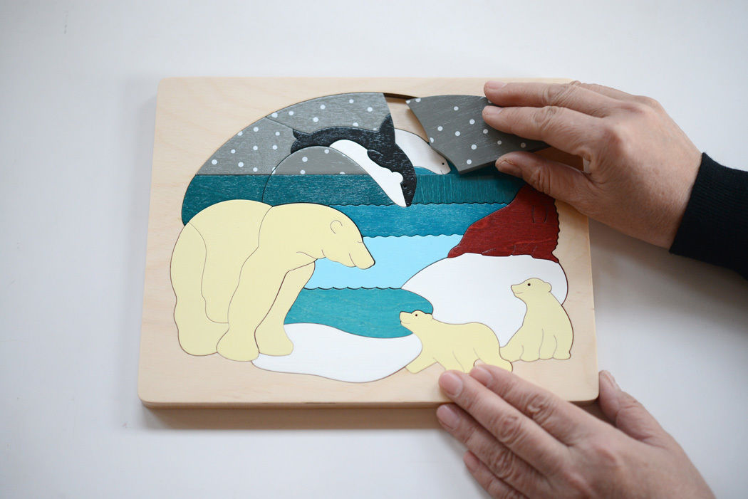 4才-6才〉2重パズル・北極（33ピース） | TOYS&GIFT MOMO