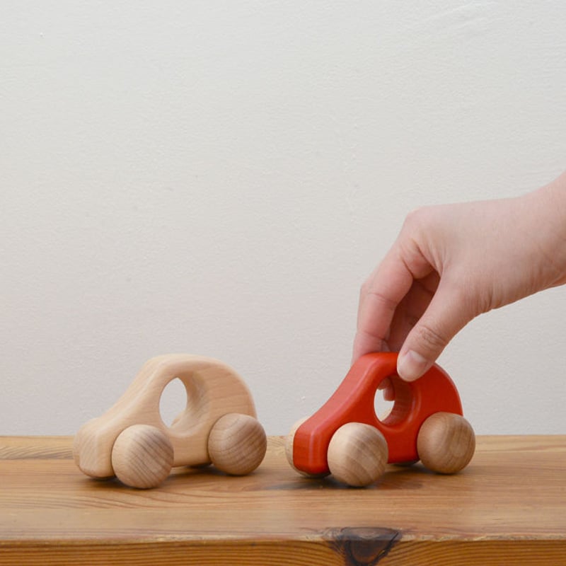 ケラー社 車 白木 木のおもちゃ 半世紀以上のロングセラー『木馬