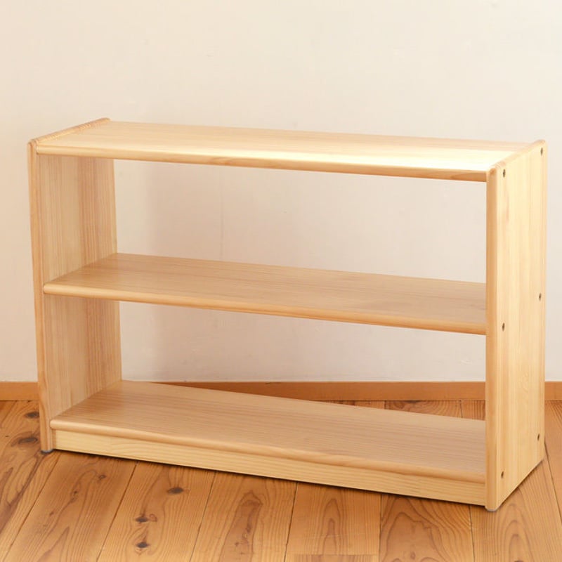 取り寄せ品※ 【子どもの空間づくり家具】白木棚〈小〉 (取り寄せ目安