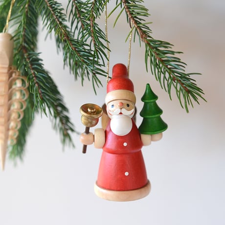 ドイツ　ミューラー社　クリスマスオーナメント 楽天市場】ミューラー工房・サンタとベル【ドイツ・エルツ地方