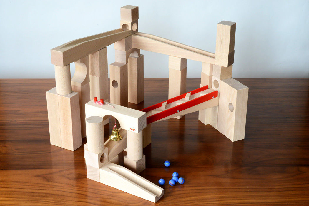 クーゲルバーン3セット●HABA ハバ●水車・ベルあり●箱無しで発送します 組立てクーゲルバーン ハバ（ドイツ）｜つみきや〜より良い遊び
