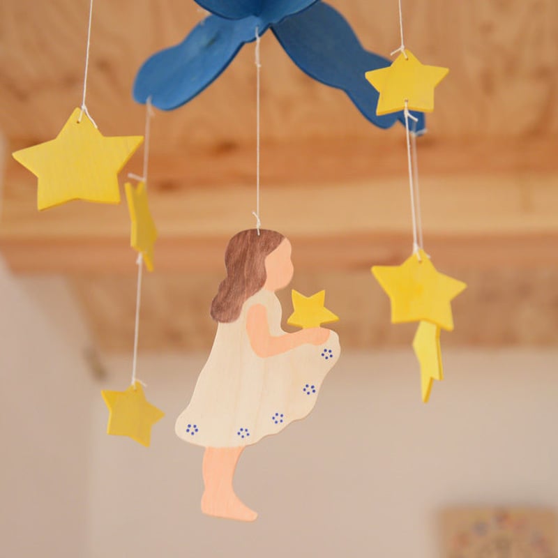 入荷未定※〈3ヶ月-〉モビール 星の金貨 | TOYS&GIFT MOMO