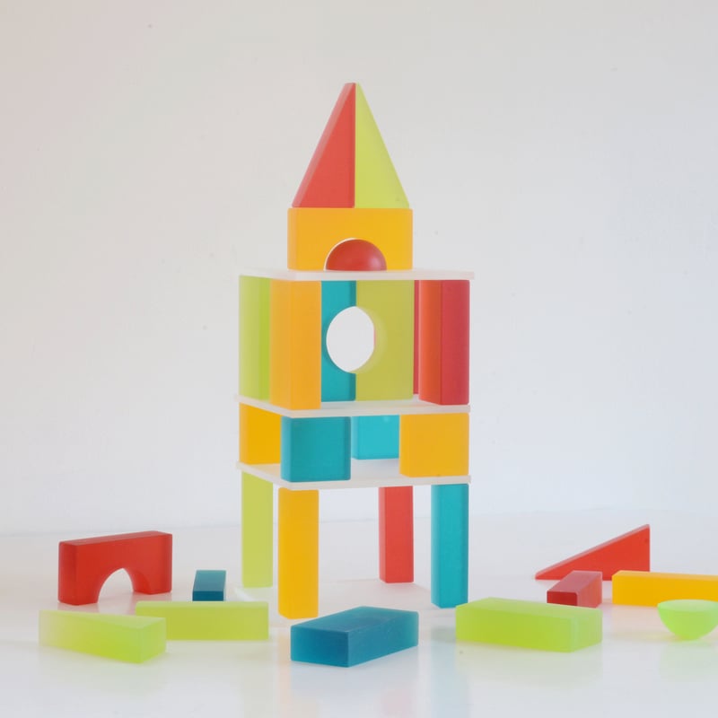 4才-〉Lumiブロック ビタミンカラー (28ピース) | TOYS&GIFT MOMO