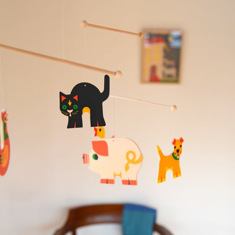 3ヶ月-〉モビールねこ | TOYS&GIFT MOMO