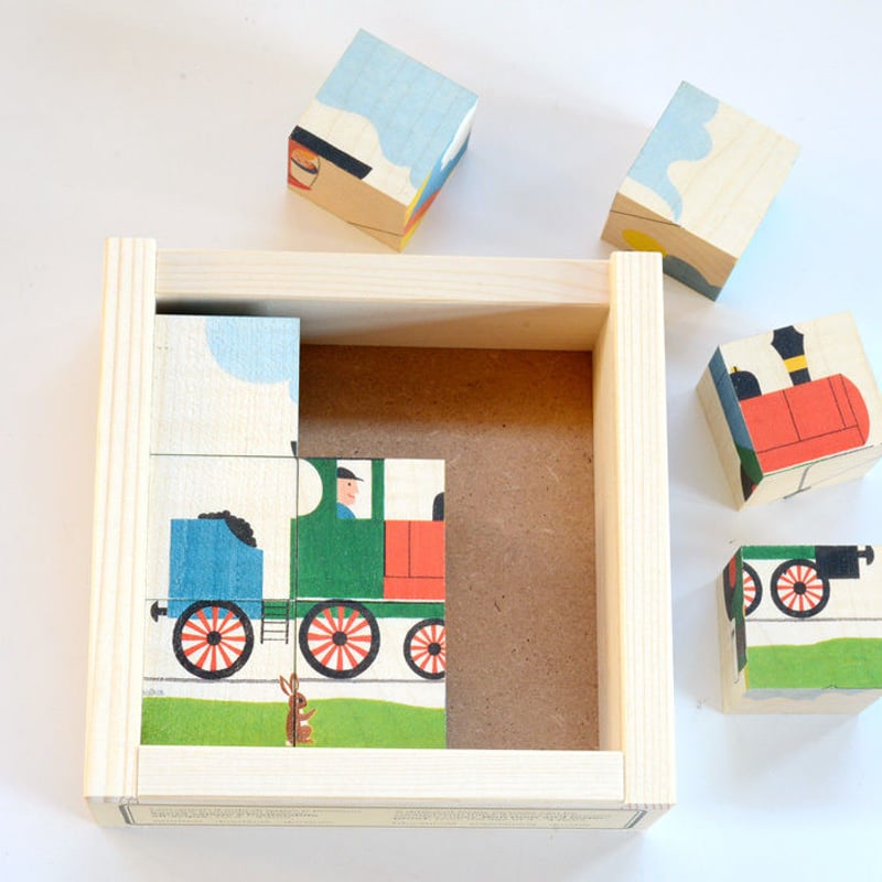 スケッチカード　6面パズル イクモク木製知育パズル 六角形 デビカ 113018 [M便 1/2] – 文具