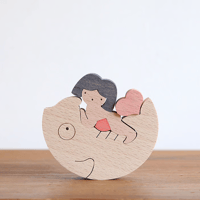 取寄せ品※〈1.5才-〉ジュエル積木 (128ピース/木箱入り) | TOYS&GIFT MOMO
