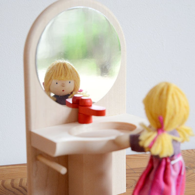ドールハウス/家具】〈3才-〉洗面台と鏡 | TOYS&GIFT MOMO